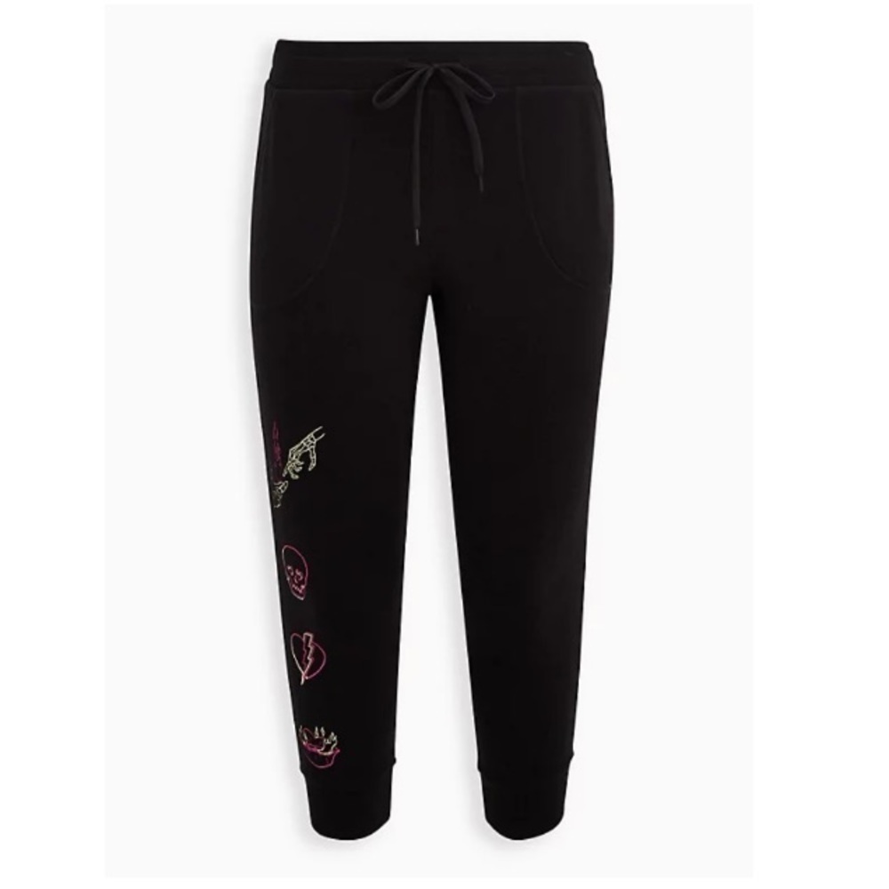 LOVESICK JOGGER - EVERYDAY FLEECE GRAFFITI BLACK